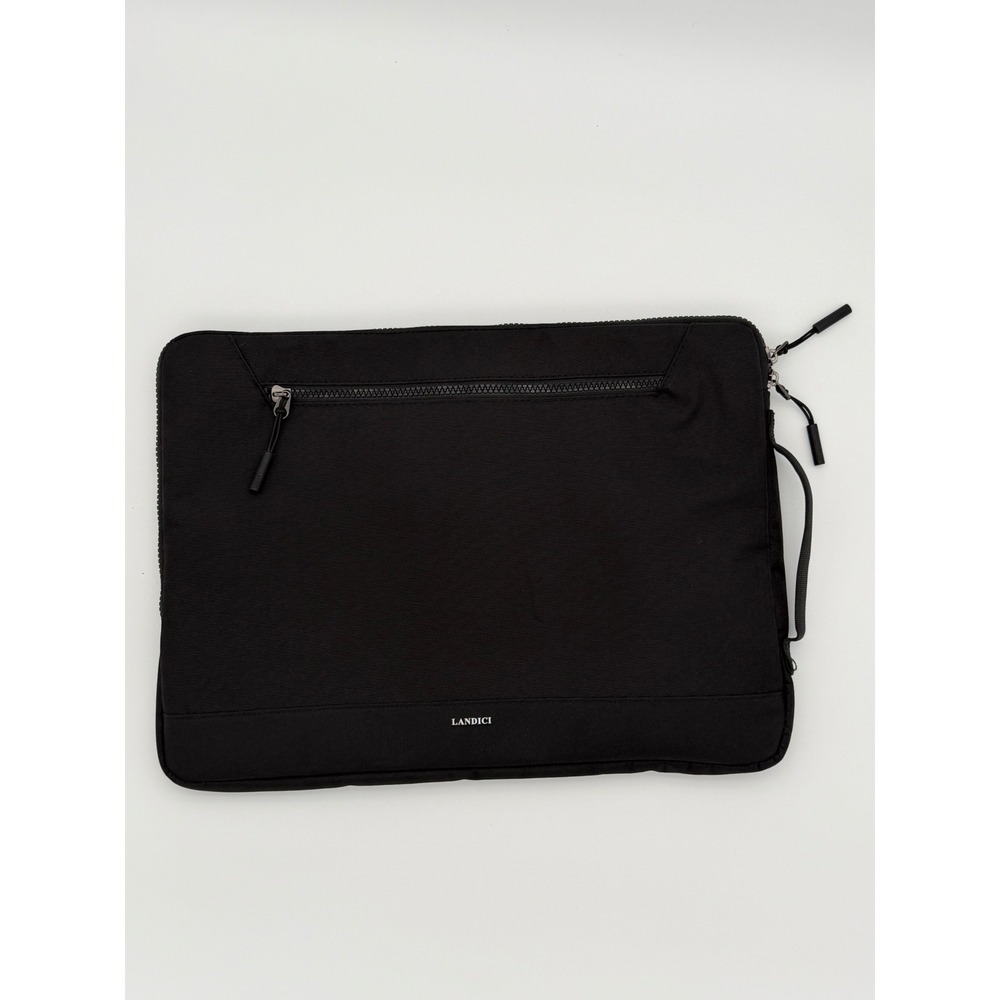 Landici Black Laptop Sleeve Case 15 Inch Water Resistant Protective Bag Padded